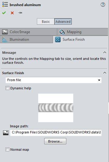 SolidWorks Weld Texture